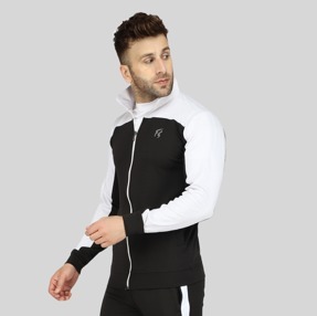 Red <b>White</b> Color Block Men's Windbreaker Jacket <b>Zip</b> <b>Up</b> Lightweight Outerwear for Streetwear - Product Image 1
