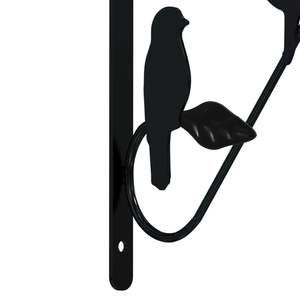 Soporte para Canasta Colgante de Acero con Recubrimiento en Polvo Negro Mediano - Product Image 6