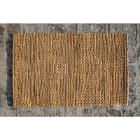 Handwoven Modern Low Pile Thin Natural Fiber Jute Rug RTS | Area Floor Carpet | Custom Size Wholesale Ready