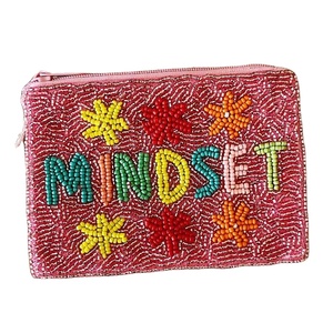 Seed Bead <b>Cuteness</b> Choice Handwork Colorful Beaded MINDSET Embroidery Coin <b>Purse</b> Stylish Beautiful Premium Fancy Trendy For Girl - Product Image 1