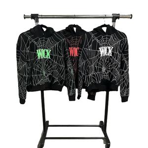 เสื้อมีฮู้ดสำหรับผู้ชายเสื้อแนวสตรีทแบบสวมหัวพิมพ์ลายกรดซักได้สไตล์วินเทจออกแบบได้ตามต้องการมีซิปแฟชั่นสำหรับฤดูหนาว - Product Image 3