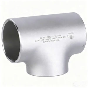 Raccord en T égal en acier inoxydable fabriqué au Vietnam, norme ASME B16.9 A SA403 304 304L 316 316L, haute pression - Product Image 1