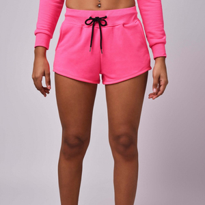 Shorts Cortos para Mujer con Cintura Alta y Tela Transpirable - Combinados con Cárdigans y Tops Cortos para un Look Casual y Fresco en la Noche - Product Image 4