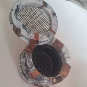 Brûleur d'encens en bois et résine époxy, nouveau design pour la maison, l'hôtel, parfum aromatique, décoration de table, porte-encens. - Product Image 1