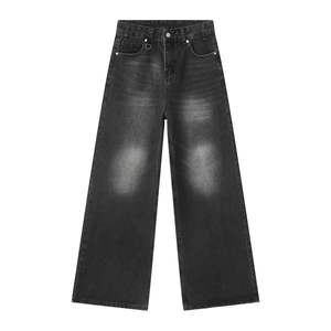 Pantalon baggy coupe droite pour homme, séchage rapide, jambe longue, jean décontracté en denim, confortable pour le quotidien, vêtement personnalisé, vente chaude 2026 - Product Image 2