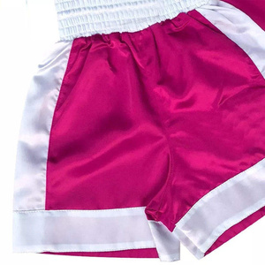 Uniforme de Boxeo Unisex para Adultos, Ropa de Artes Marciales Personalizada, Camiseta sin Mangas y Pantalones Cortos, 100% Poliéster, Duradero, de Secado Rápido - Product Image 4