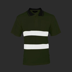 Camisetas de Jersey Chino al por Mayor, Transpirables, de Malla, de Alta Visibilidad, 100% Algodón, de Manga Larga, con Logotipo Frontal, Hechas en China - Product Image 5