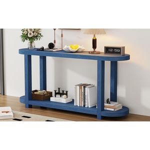 U_STYLE <b>Modern</b> Minimalist Ash Veneer Console <b>Table</b> Streamlined Desktop <b>Design</b> for <b>Study</b> Rooms Entryways or Hallways - Product Image 4