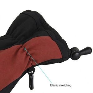 Gants Softshell d'hiver personnalisés en gros, imperméables, coupe-vent, thermiques, pour le ski et la randonnée - Product Image 5