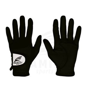 Low MOQ Genuine Leather Outdoor Sports Golf <b>Gloves</b> High Quality Solid Color Men Adjustable Wrist Strap Custom Logo - Product Image 1