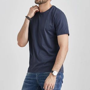 T-shirt Homme Personnalisé à Logo, Coupe Slim, Tricoté, Couleur Unie, Respirant et Séchage Rapide pour l'Été et les Activités de Plein Air - Product Image 5