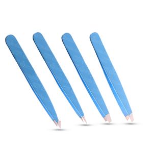 Pince à sourcils double précision inclinée à pointe fine ensemble de toilettage de beauté pince à épiler facile à saisir en acier inoxydable pour les sourcils - Product Image 2