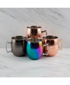 Tazas de Cobre Martillado para Moscow Mule, Tazas para Cócteles - Product Image 1