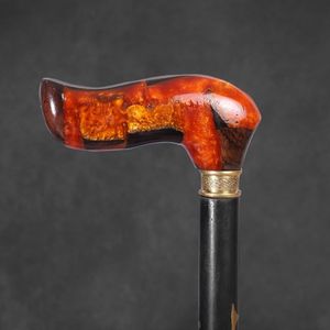 Bâton de marche fonctionnel en résine et bois alliant force et durabilité - Product Image 6