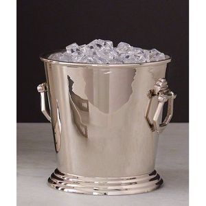 Seau à glace en métal martelé doré avec couvercle et pince, glacière isotherme à double paroi pour refroidir les bouteilles de vin - Product Image 3