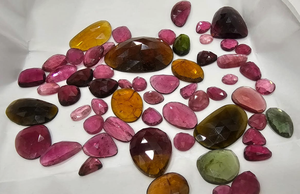 Turmalina Multicolor Natural, Lote de Piedras Preciosas al por Mayor, Gemas Multicolor para Joyería, Piedra Tallada 2026 Hecha a Mano - Product Image 3