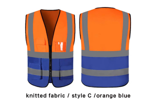 Custom Hi Vis Orange Workwear Vest Reflective Safety Clothing <b>Construction</b> Vest Safety Vest - Product Image 2