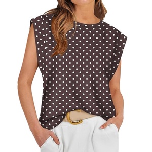 Tank Top Export <b>Women's</b> Solid Color Cotton Comfortable <b>Sleeveless</b> Casual <b>Shirt</b> Soft Breathable Lightweight Summer Top for <b>Women</b> - Product Image 3