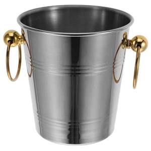 Cubo de Hielo de Aluminio de Alta Calidad, Cubo para Cerveza con Tapa y Asa - Product Image 2