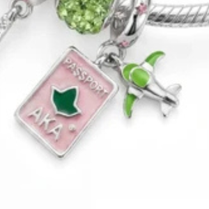 Colgante de Plata de Ley con Forma de Torre Eiffel, con Pedrería Rosa y Verde, Compatible con Pulseras <span class=keywords><strong>Pandora</strong></span> para Mujer - Product Image 3