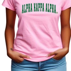 Camiseta Rosa de Manga Corta para Mujer con Estampado Gráfico de Letras Verdes, Cuello Redondo, Algodón Casual, Moda de Verano, Suave y Cómoda - Product Image 6