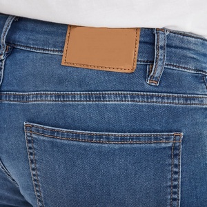 Jean en denim extensible délavé à la pierre pour homme, coupe droite, durable, confortable, décontracté, tendance, pour le quotidien, Nouveau - Product Image 2