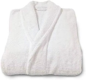 Albornoz de rizo personalizado para hombre al por mayor con bolsillos, logotipo bordado, manga larga, deportivo, de alta calidad, 100% algodón rizo - Product Image 1