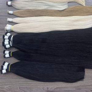 ผมแท้เวียดนามแบบขายส่ง ยี่ห้อ Rusahair สีบลอนด์ตรง เกรดเวอร์จิ้น  จัดเรียงเกล็ดผม  ซุปเปอร์ดับเบิ้ลดรอน  ไม่ผ่านการดัด  แบบเทปติด - Product Image 4
