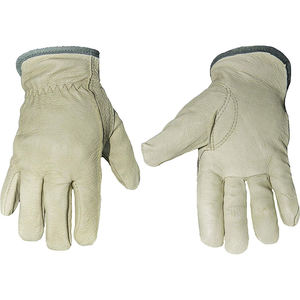Guantes de Seguridad de Cuero Personalizados Anti-Calor y Anti-Corte, con Características Antideslizantes, Duraderas, Flexibles y que Absorben la Humedad, Puño de Seguridad de 28 cm - Product Image 1