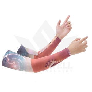 Manches de compression unisexes, protection UV, rafraîchissantes, respirantes, extensibles, longues, pour la course à pied, le cyclisme, le fitness en plein air - Product Image 4