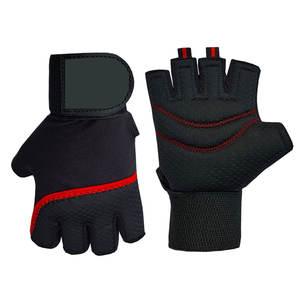 Gants de cyclisme mi-doigts personnalisés de haute qualité et confortables pour toutes les saisons, avec logo couleur personnalisé, pour hommes et femmes, par Sports Corner - Product Image 2