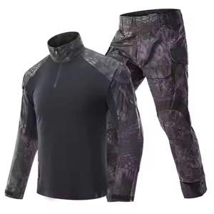 Ensemble de pantalons de travail pour hommes en polyester camouflage, respirants, à séchage rapide, haute visibilité, impression par transfert thermique, vêtements d'extérieur - Product Image 4