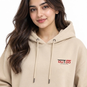 Tissu respirant en coton et polyester Doublure intérieure douce Poignets côtelés Flexibles Sweat-shirt professionnel pour femmes Vêtement décontracté Sweat-shirt pour femmes - Product Image 5