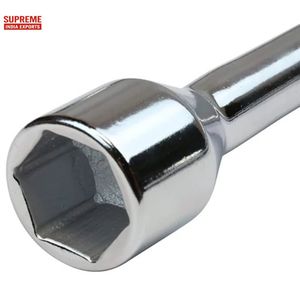 Llave de rueda cromada cruzada de cuatro vías, llave de lengüeta de acero al carbono forjado por caída resistente para reparación de neumáticos Automotrices - Product Image 3