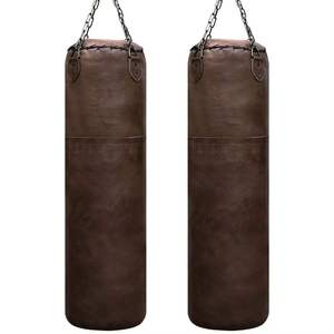 Sac de boxe en cuir robuste, léger, réglable, éco-responsable, avec logo personnalisé, pour la boxe thaïlandaise et le punching. - Product Image 4