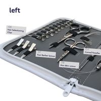 Nouvel ensemble d'outils professionnels pour extensions capillaires en acier inoxydable de qualité chirurgicale, micro-liens à forte adhérence, usage commercial, outil plat