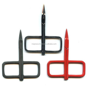 Premium Stainless Steel Rectangle Ring Precision <b>Scissors</b> for Facial Hair Trimming Nail Art Embroidery and <b>Sewing</b> Craft - Product Image 3