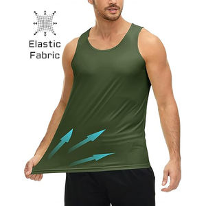 เสื้อกล้ามผู้ชายแบบเย็บแผง 100% ผ้าฝ้าย ไร้แขน ดีไซน์ตะเข็บเน้นกล้ามเนื้อ ทรงเข้ารูป ขอบดิบ เสื้อกีฬา - Product Image 6