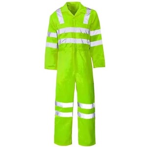 Combinaison de travail en polyester respirante, réfléchissante, haute visibilité, coupe-vent, grande taille, anti-rétrécissement - Product Image 1