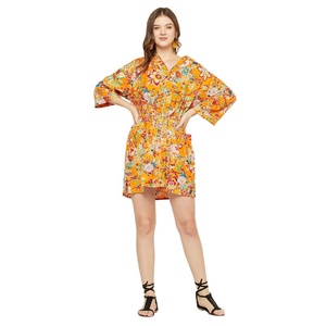 Vintage Eco-Friendly Breathable Cotton Kimono Bathrobe Valentine's Day Gift Bird Turkish Cardigan Nightwear Dressing Gown - Product Image 2