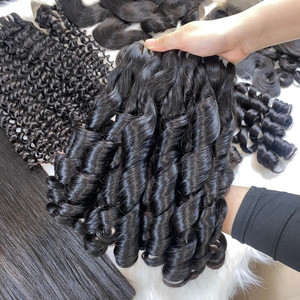 Extensions de cheveux bouclés rebondissants 100% vietnamiens toutes couleurs, les plus vendues, haute qualité, prix de gros - Product Image 6