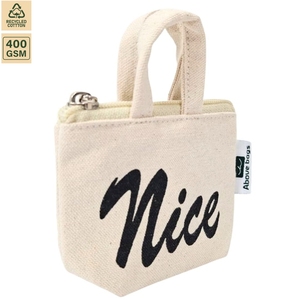 Pochette de maquillage en denim 400 GSM, trousse de toilette de voyage 12x7x2 cm, logo personnalisé, vente en gros, OEM, marque privée, commande en gros, modèle SS340 - Product Image 3