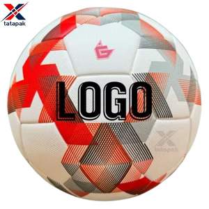 Balón de Fútbol Personalizado con Logotipo, Ecológico y Duradero, Diseño Multicapa, Material PU PVC, Superficie Antideslizante, Tamaño Oficial, Entrenamiento al Aire Libre - Product Image 1
