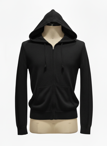 Nouveau sweat à capuche pour homme, décontracté, léger, manches longues, tendance, pour la salle de sport, l'entraînement physique, séchage rapide, respirant, 100% coton, fermeture éclair intégrale - Product Image 3