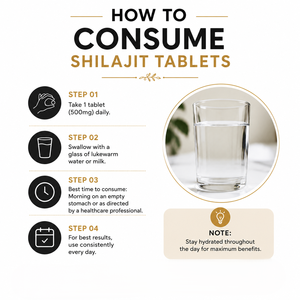 Natural Himalayan Shilajit 500mg Dry Drops Pure Shilajit <b>Tablets</b> Dietary Supplement With Fulvic Acid For Energy Stamina Support - Product Image 4