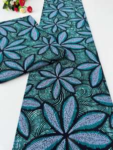 Tissu en coton authentique africain imprimé Ankara pour la confection de vêtements, l'artisanat et la mode par Hitjem Export Island Supplier - Product Image 6