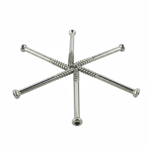 Tornillos canulados de 4 mm con rosca parcial de acero inoxidable-316L (110 piezas) - Product Image 1