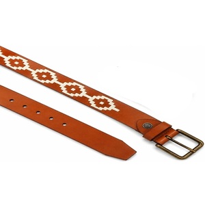 Ceinture en cuir pour équitation et polo, style simple, design classique, facile à nettoyer, accessoire d'équitation durable - Product Image 2