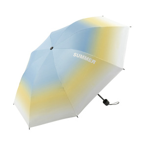 Small Fresh Color UV Folding Sun <b>Umbrella</b> for Ladies Thickened Rubber Rain Protection Wholesale in Stock - Product Image 5