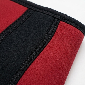 Neoprene <b>Knee</b> Support Compression <b>Knee</b> <b>Sleeves</b> Red Black Breathable Universal Fit Pull-On Protection All Seasons - Product Image 5